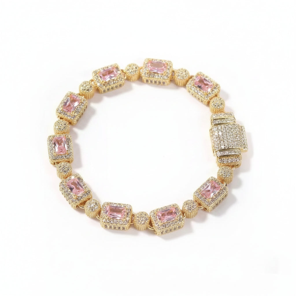 Pink Halo Bracelet