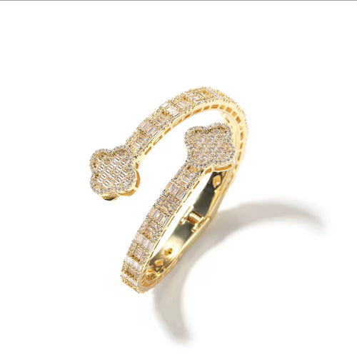 Clover Cuff Bracelet