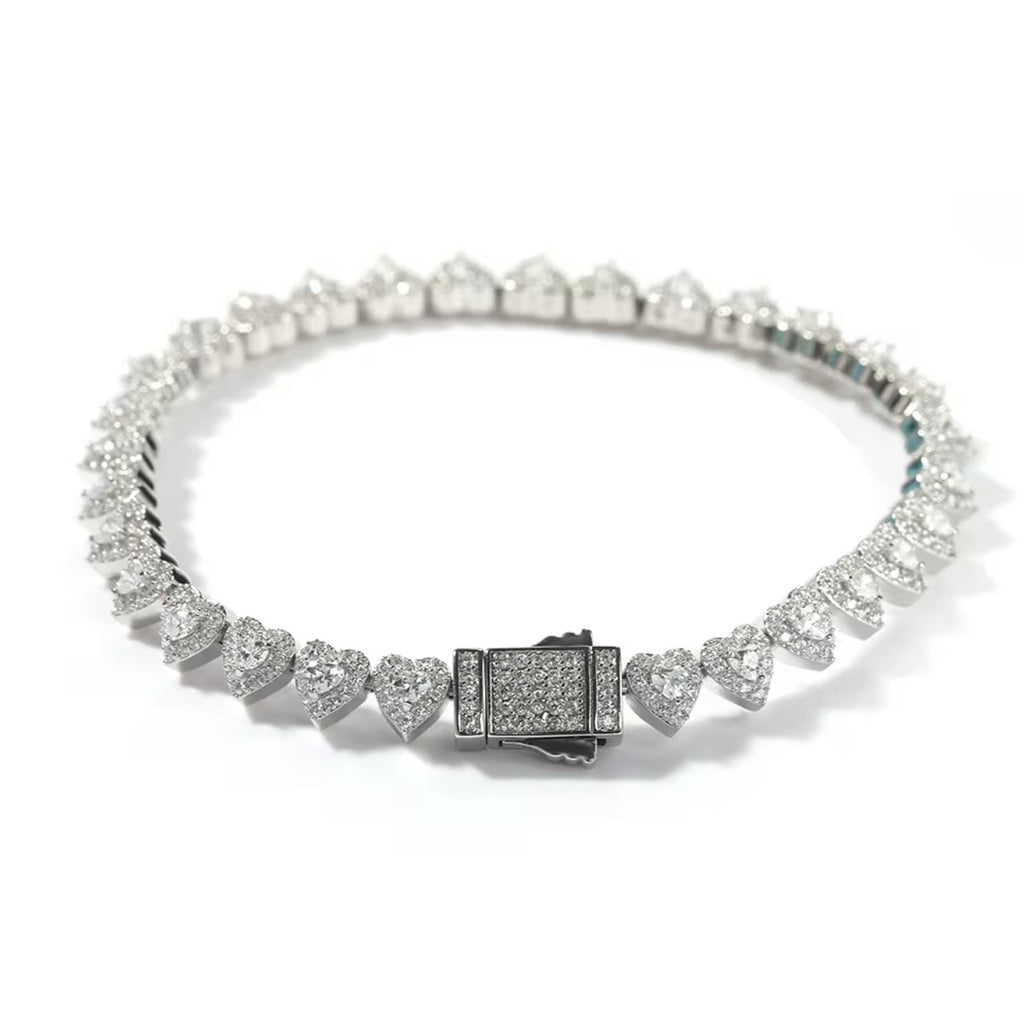 Heart On Ice Bracelet
