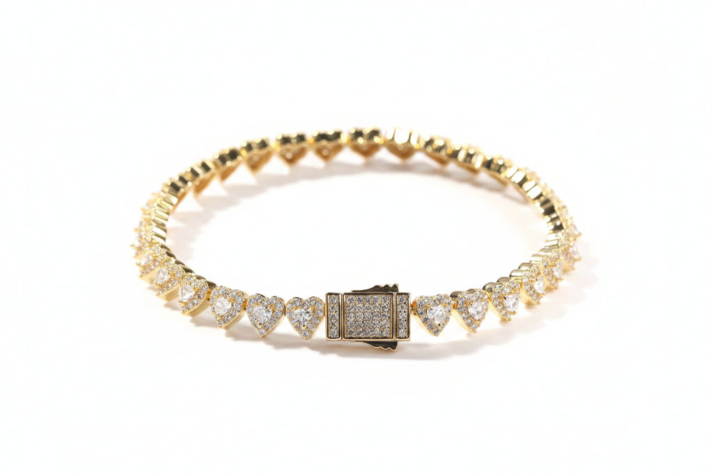 Heart On Ice Bracelet