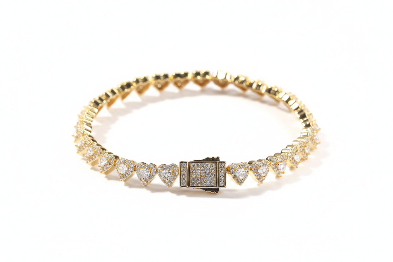Heart On Ice Bracelet